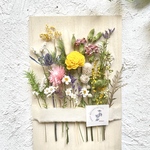 ＜母の日ギフト＞　壁に飾れるカラフルなお花畑　ボタニカルボード　アイボリー