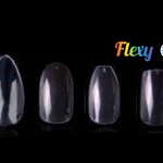 Flexy  形状記憶ネイルチップ　ジェルネイルのような＊クリアチップ 500枚入　特大ケース