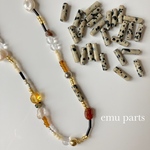 インペリアルジャスパーbeads Dalmatian 8p