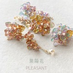 【受注制作】紫陽花のアクセサリー