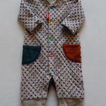 Baby Rompers　80cm  (Dot Lim Grege)