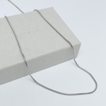 サージカルステンレス スネークチェーン 丸線 1mm 45cm+5cm ゴールド / シルバー