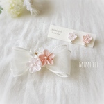 梅のベビークリップ・ベビーバンドセット