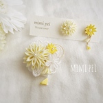 お花のベビークリップ・ベビーバンドセット