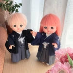 mahhageさま専用＊メルちゃんサイズの紋付袴セット＊黒と紺の2セット