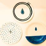 雨音小皿 3枚セット