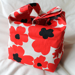 2way Bag（花柄：赤）