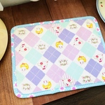 ハローベイビーのお薬手帳ケース　ミルキーパープルなアーガイル