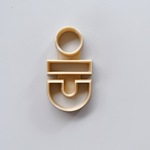 1点// クレイカッター ポリマークレイ ポリマークレイカッター クッキー型 3Dプリンタ 型抜き polmerclay  claycutter  clayearrings　粘土 クレイ 