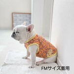 ビタミンcollarスマイル総柄・ノースリーブ  No.2