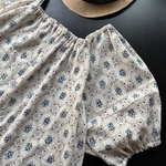 【4/17限定価格】ラグランチュニック　青
