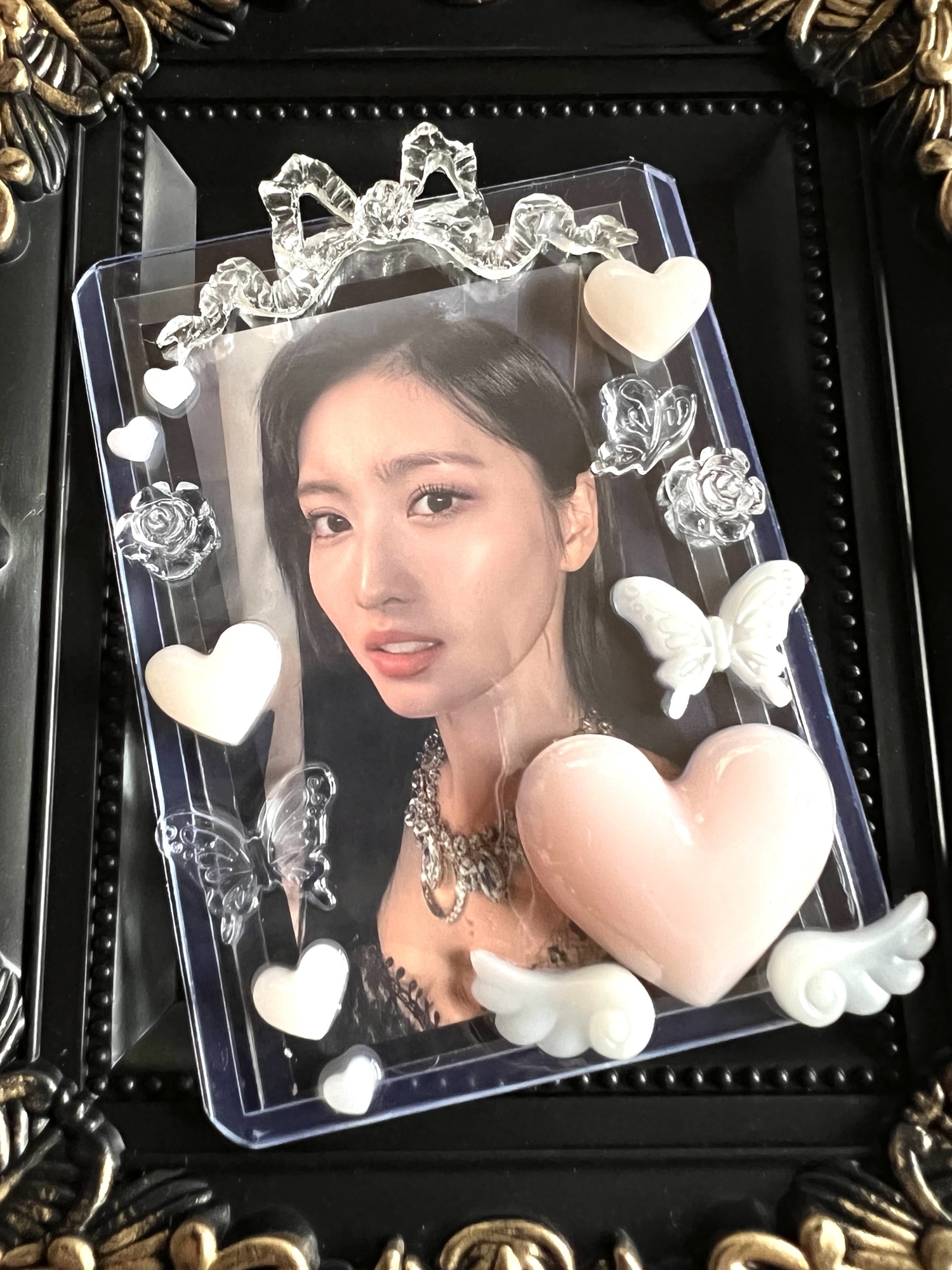 楽天 硬質ケーストレカケース デコ ハンドメイド 韓国 レジン トレカ K-POP・アジア