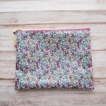 ★One side all skeleton pouch　LIBERTY　エロイーズ　ピンク系　海外限定カラー　19×14.5㎝　