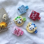 1.2の兜のトラさんのみ！送料込み2つセット♩鯉のぼりと兜のトラのベビーヘアクリップ・ペットアクセサリー  