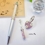 スワロフスキー ／ ボールペン ／ アロマポット ／ バッグチャーム ／ キーリング ／ 花 ／ ギフトセット　🎁　送料無料