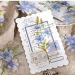 【資材】PET flower stickers ゆり