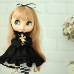 22ｾﾝﾁﾄﾞｰﾙ　ﾌﾞﾗｯｸﾜﾝﾋﾟｰｽｾｯﾄ　#ブライス