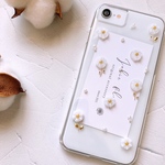 𝐜𝐥𝐞𝐚𝐫 𝐰𝐡𝐢𝐭𝐞 '/ 満開マーガレット  スマホケース iPhoneケース iPhone15 iPhone14 iPhone13 iPhone12 全機種対応
