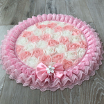 Roseプリンセスカフェマット✨犬用　（直径51ｾﾝﾁ）