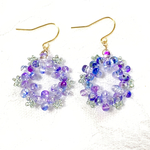 紫陽花リースピアス/イヤリング