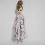 Backリボンフリルワンピース2022S/S(Liberty Primula Blossom)