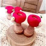 ﾚｻﾞｰ×羊毛ﾌﾞｰﾂ🍎🐛ﾘﾝｺﾞとｲﾓﾑｼｸﾝ