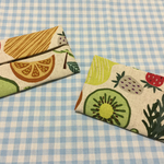 ポケットティッシュケース　野菜 紫