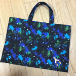 宇宙柄のレッスンバッグ 入園入学に