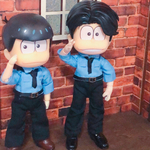 【3サイズ】ポリス風衣装2点セット🖤オビツ11ねんどろいどどーるピコドー10