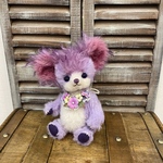 ほっぺぷっくり薄紫ベア