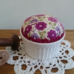 リバティ カップ形 ピンクッション 陶器