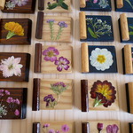 押し花をアレンジした可愛い木製の箸置き・・・再販-6