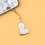 おすわりビションフリーゼ＊アクリルストラップ