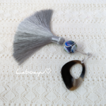 帯飾り〈Wild hydrangea・black〉