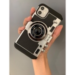 スマホケース デジカメ型　iPhone14対応　デジタルカメラ　ベルト付き　ストラップ付
