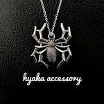 ネックレス スパイダー 蜘蛛 くも クモ アクセサリー メンズ レディース