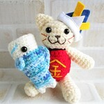 ☆loveispooh様　オーダー品☆～「大きな鯉つかまえた！２」（青い鯉）