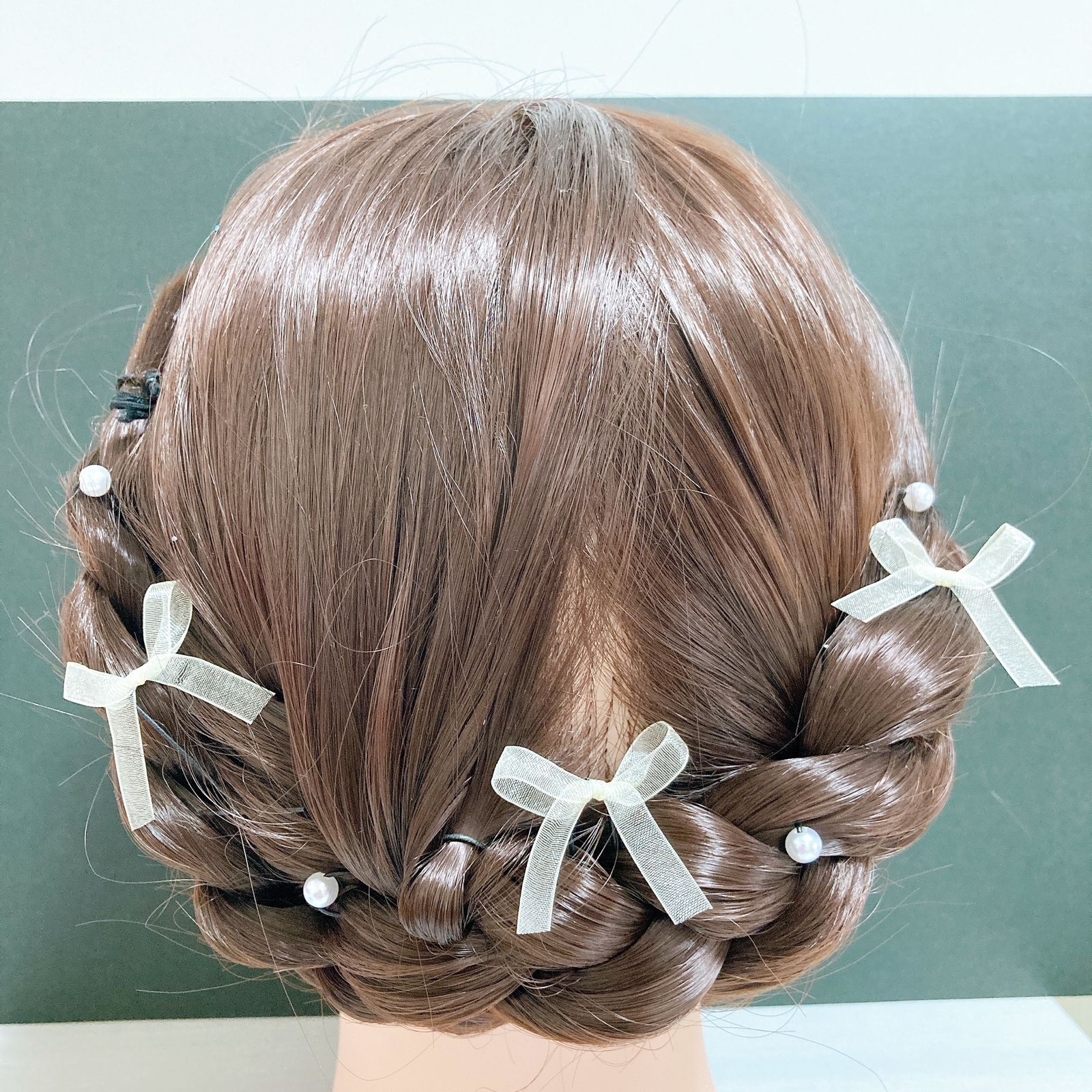 H40ピオニデザイン水引 ヘアアクセサリー 浴衣Uピン和装