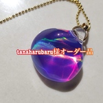 tanaharubaru様オーダー品　星の欠片クリスタルペンダント(ハイブリッドオパールオーロラバイオレット赤斑使用)