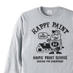 【再販】ペイントマン　片面　 長袖Tシャツ S〜XL【受注生産品】