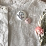刺繍ブローチ　2個セット