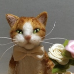 no.84 猫　フェルト