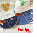 再販【デニムタンクトップ//デニムワンピース】☆お名前入れ/メッセージ入れ☆