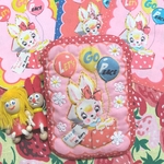 SweetRushのレトロ可愛いうさぎちゃんのふわふわポーチ🐰💕
