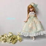 リカちゃん服　ブライス服　薄荷の香りの風が吹く頃🌿