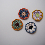 African flower hairpin : : : : アフリカンフラワーヘアピン