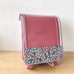 新柄入荷♪再販＊女の子向け♡切替柄と縁取りが選べる＊透明ランドセルカバー