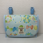 再販♡ラミネート移動ポケット♡サークルバタフライ♡水色