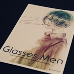ポストカード【ももすけ】Glasses Men no.3