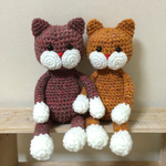 《Y様オーダー分》ami-neko Big Red&Orange